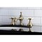 Kingston Brass KC7063BEX Essex 8" Widespread Bathroom Faucet, Antique Brass KC7063BEX - alternate 3